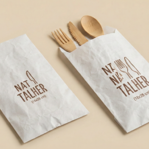 Saco de Papel para Talher - Impresso